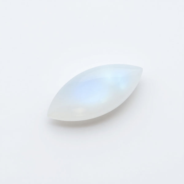 Moonstone 1PC Small 6x12 MM Marquise  Cabochon White Lustrous semi Precious Semi Precious Gemstone