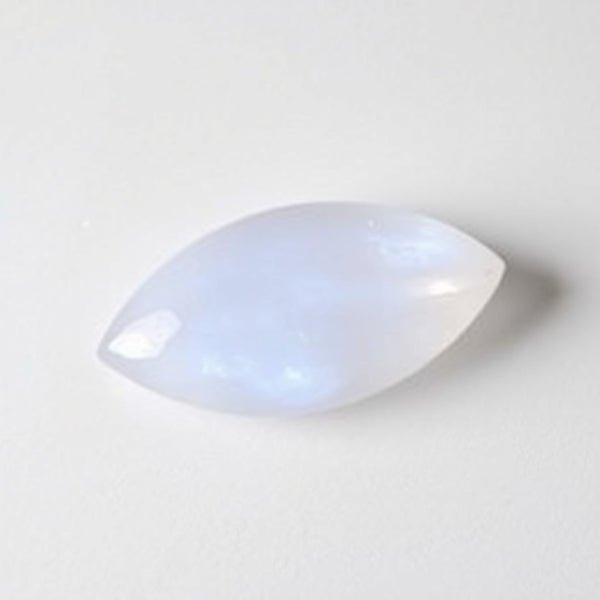 Moonstone 1PC Small 6x12 MM Marquise  Cabochon White Lustrous semi Precious Semi Precious Gemstone