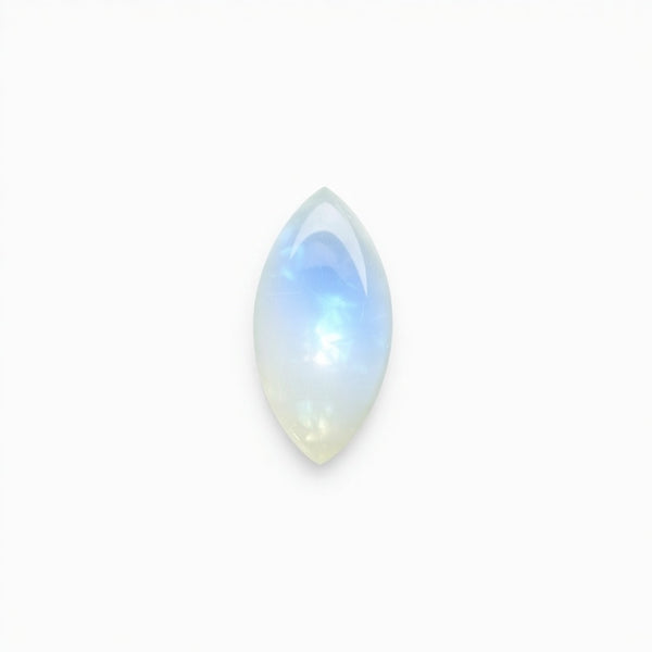 Moonstone 1PC Medium 7x14 MM Marquise  Cabochon White Shine semi Precious Precious Gemstone