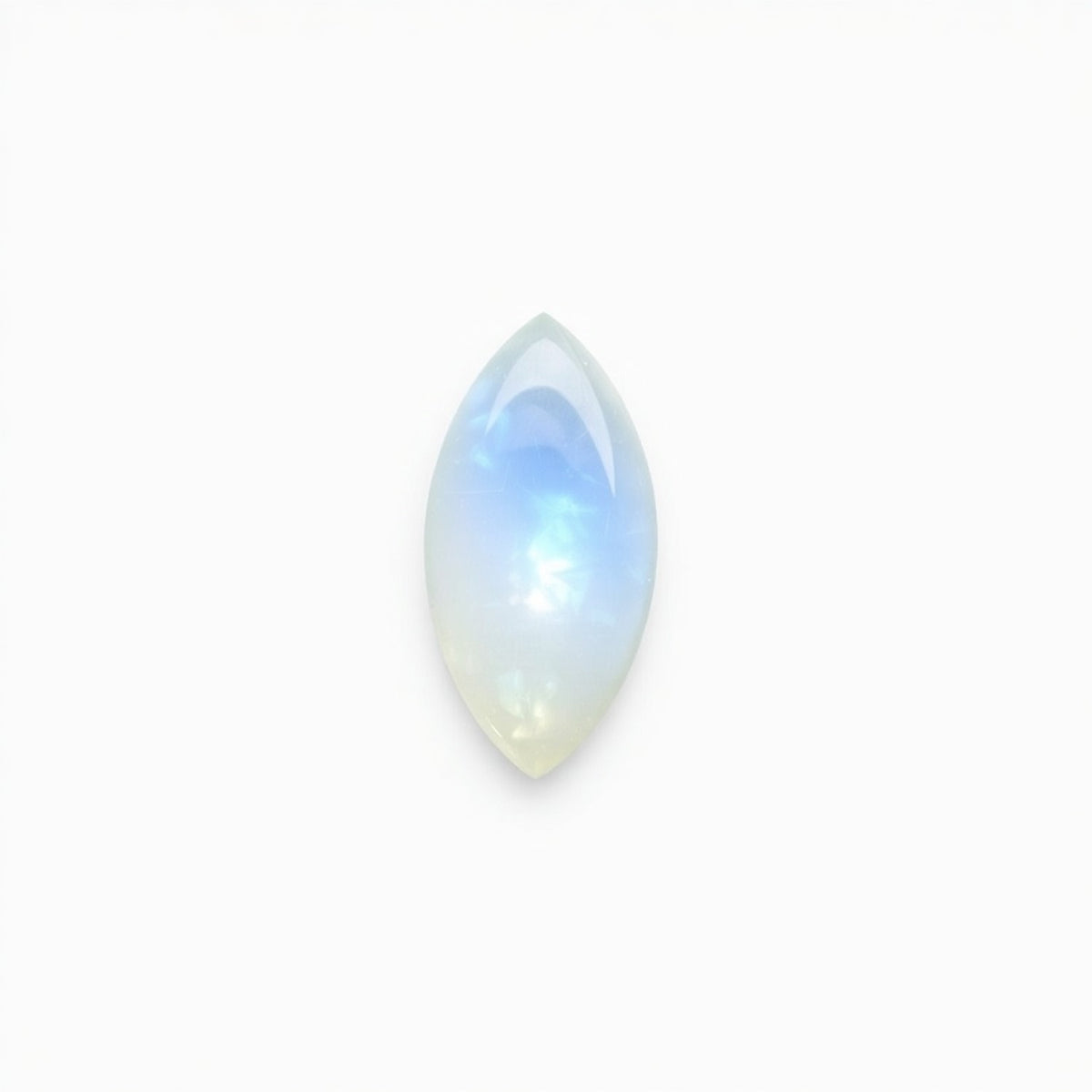 Moonstone 1PC Medium 7x14 MM Marquise  Cabochon White Shine semi Precious Precious Gemstone