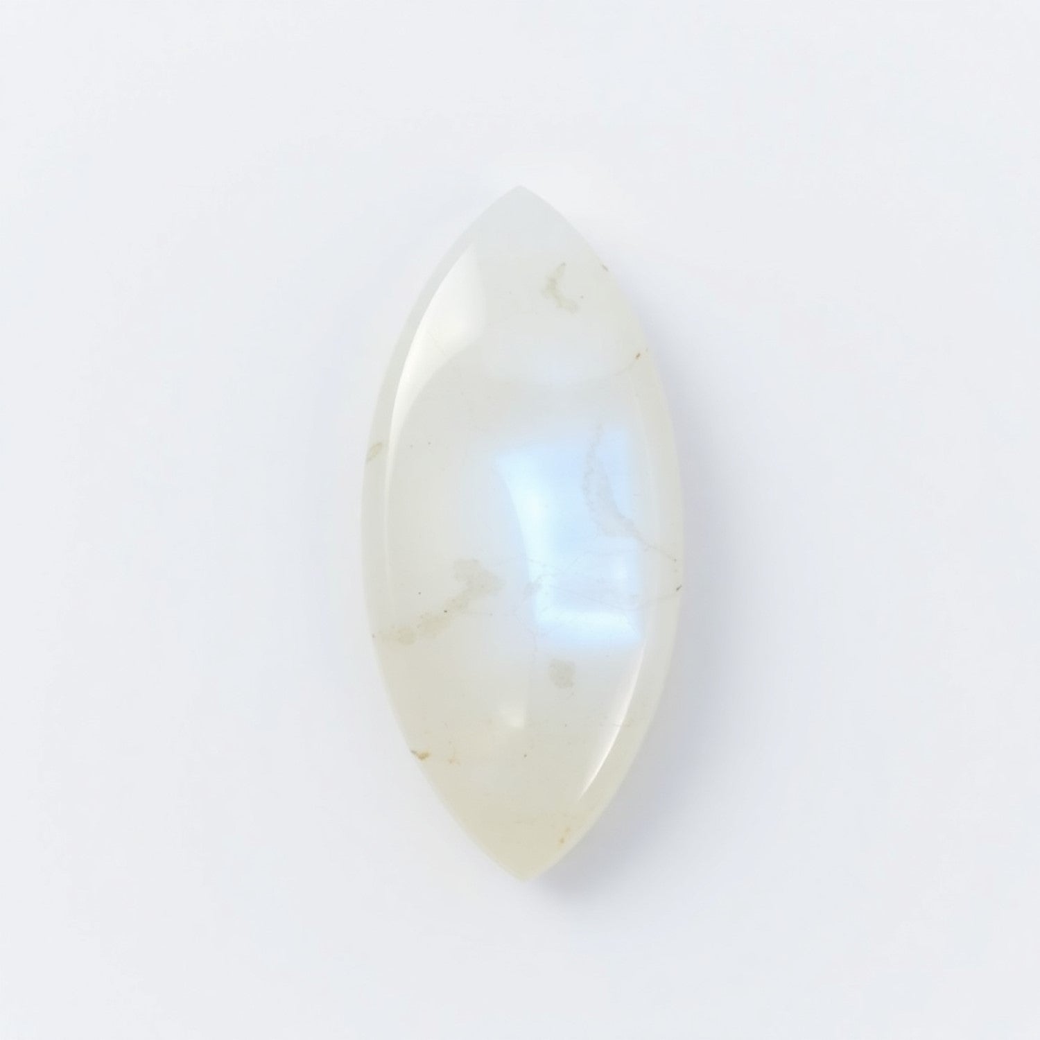 Moonstone 1PC Medium 7x14 MM Marquise  Cabochon White Shine semi Precious Precious Gemstone