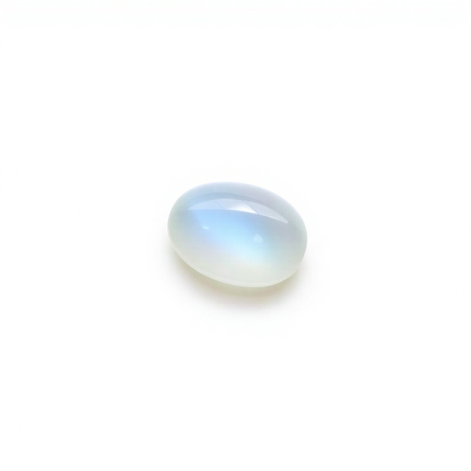 Moonstone 10PC Tiny 4x6 MM Oval Cabochon White Brilliant semi Precious Loose Gems メイン画像
