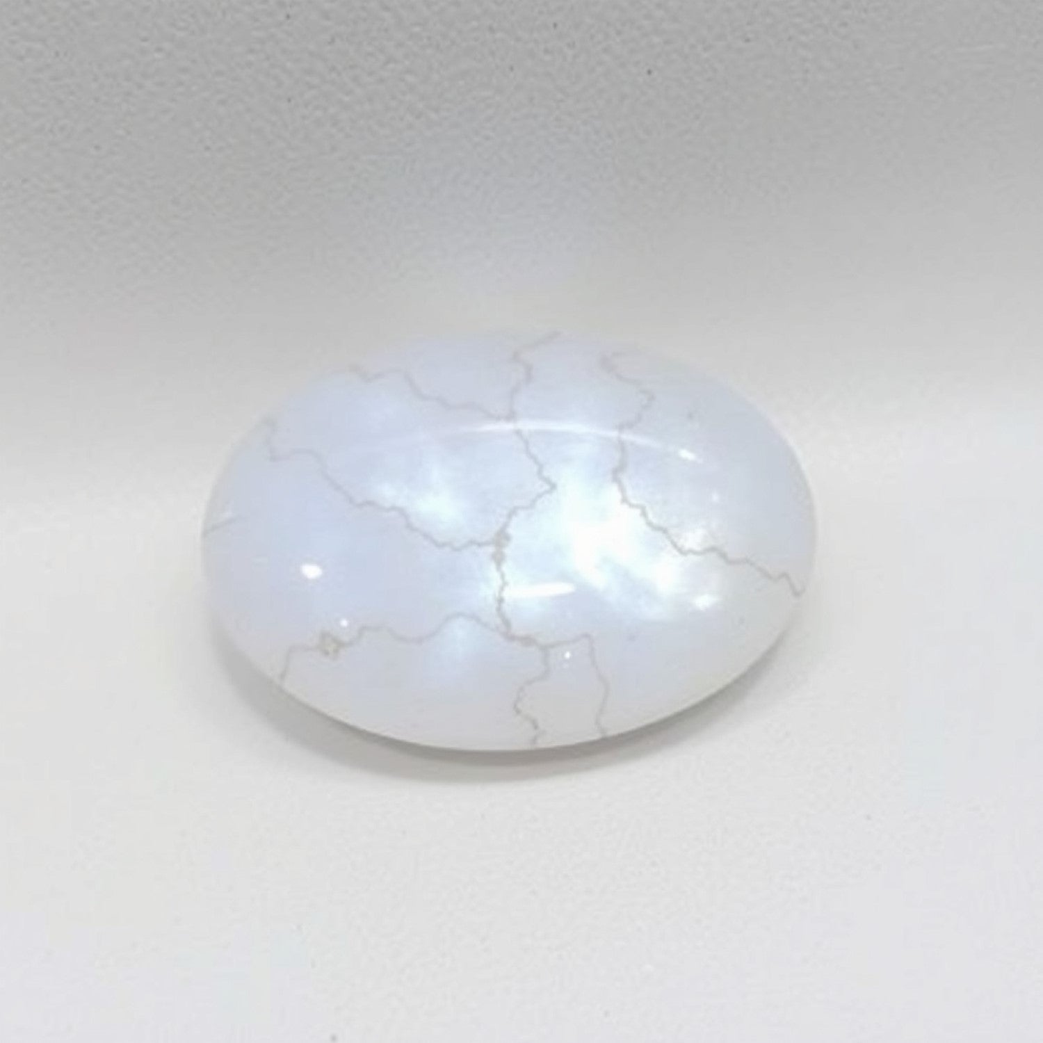 Moonstone 1PC Small 6x8 MM Oval Cabochon White Polished semi Precious Loose Gemstones Image secondaire du produit