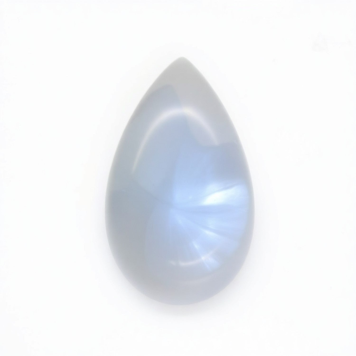 Moonstone 1PC Large 10x12 MM Pear Cabochon White Brilliant semi Precious Loose Gemstones Immagine principale del prodotto