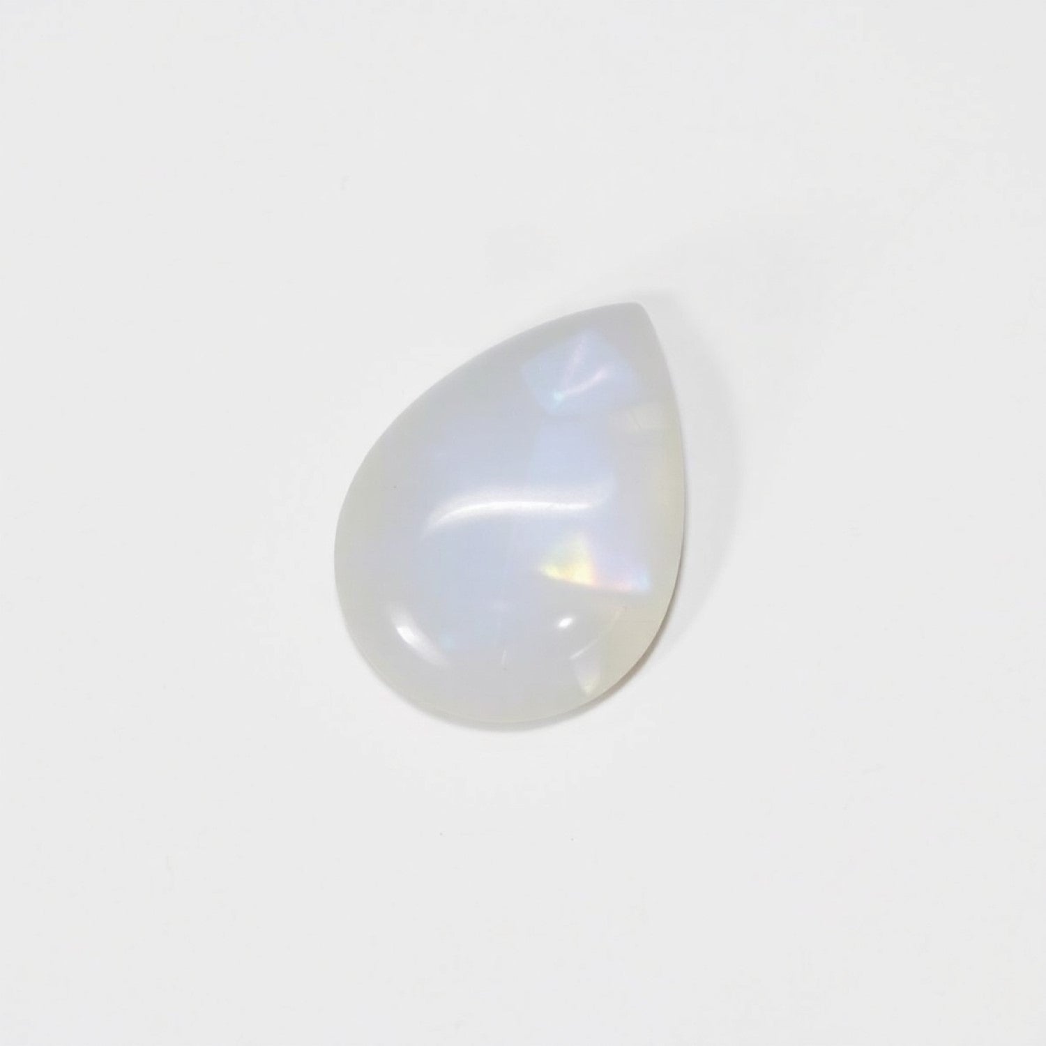 Moonstone 10PC Tiny 3x5 MM Pear Cabochon White Luster semi Precious Precious Gemstone