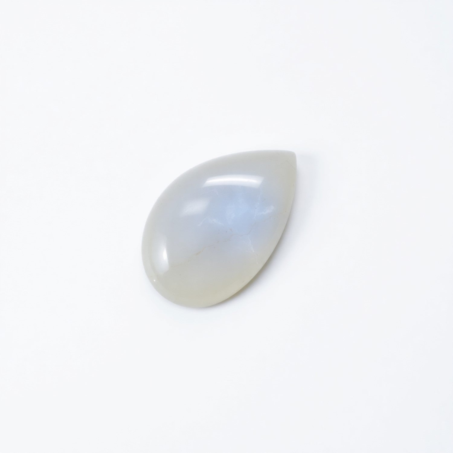 Moonstone 1PC Tiny 5x7 MM Pear Cabochon White Shine semi Precious Loose Gems