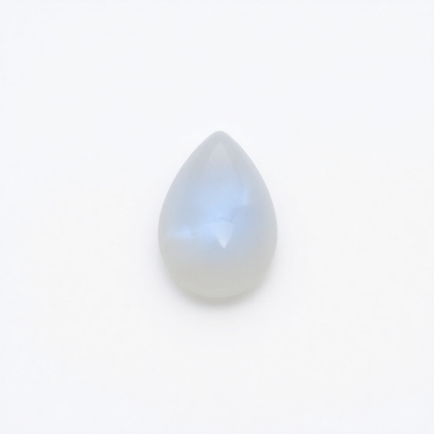 Moonstone 1PC Small 6x8 MM Pear Cabochon White Fine semi Precious Loose Gemstone Immagine principale del prodotto