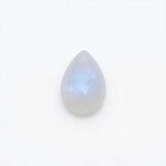 Moonstone 1PC Small 6x8 MM Pear Cabochon White Fine semi Precious Loose Gemstone