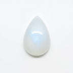 Moonstone 1PC Medium 7x10 MM Pear Cabochon White Genuine semi Precious Precious Gemstone