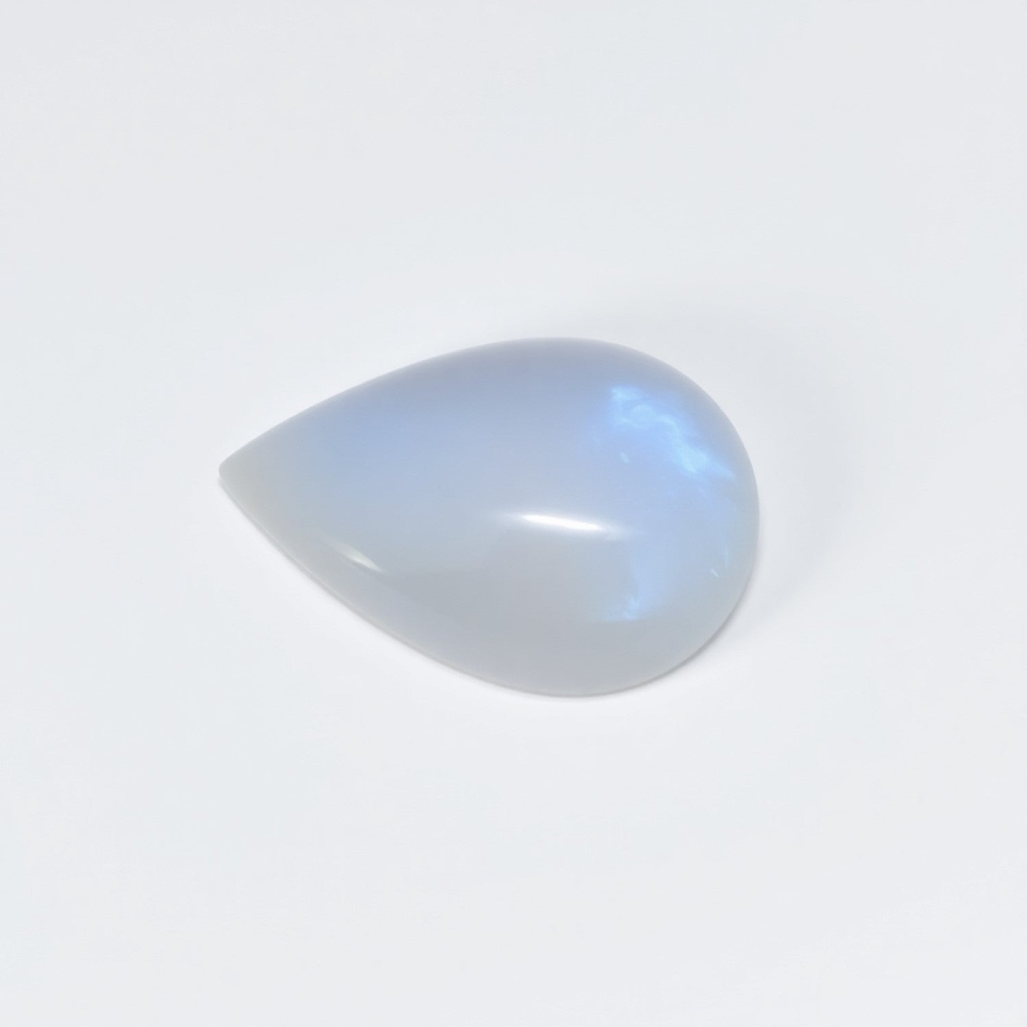 Moonstone 1PC Medium 7x10 MM Pear Cabochon White Genuine semi Precious Precious Gemstone