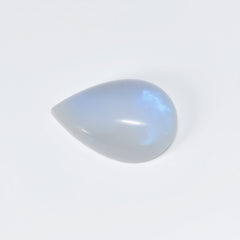 Moonstone 1PC Medium 7x10 MM Pear Cabochon White Genuine semi Precious Precious Gemstone