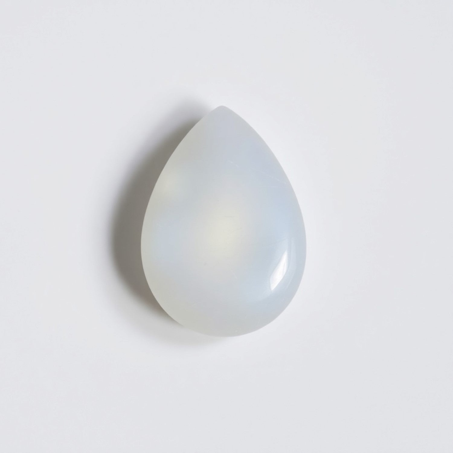 Moonstone 1PC Small 7x9 MM Pear Cabochon White Natural semi Precious Semi Precious Gemstone