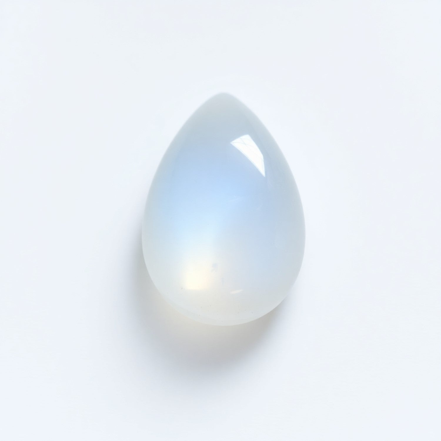 Moonstone 1PC Medium 8x10 MM Pear Cabochon White Superior semi Precious Gems