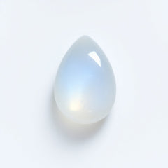 Moonstone 1PC Medium 8x10 MM Pear Cabochon White Superior semi Precious Gems