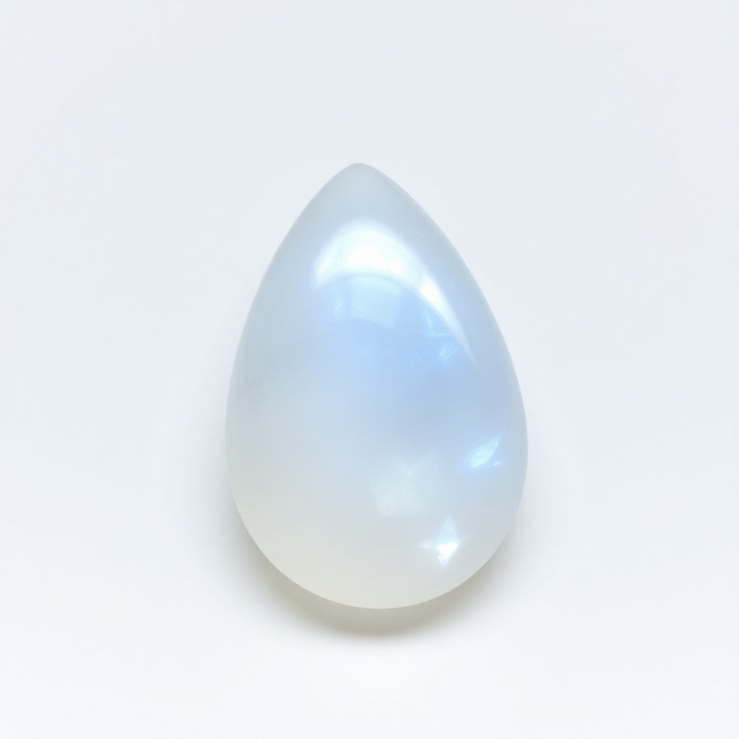Moonstone 1PC Large 8x12 MM Pear Cabochon White Fiery semi Precious Loose Gemstone