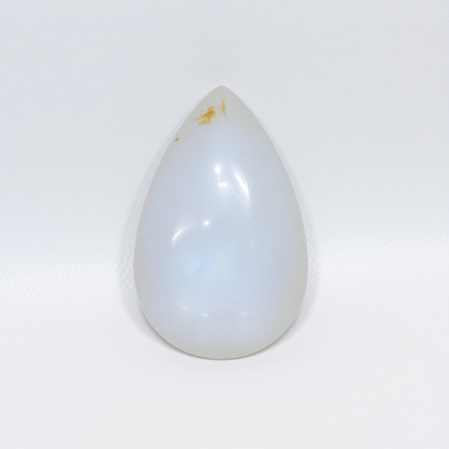 Moonstone 1PC Large 8x12 MM Pear Cabochon White Fiery semi Precious Loose Gemstone Immagine secondaria del prodotto