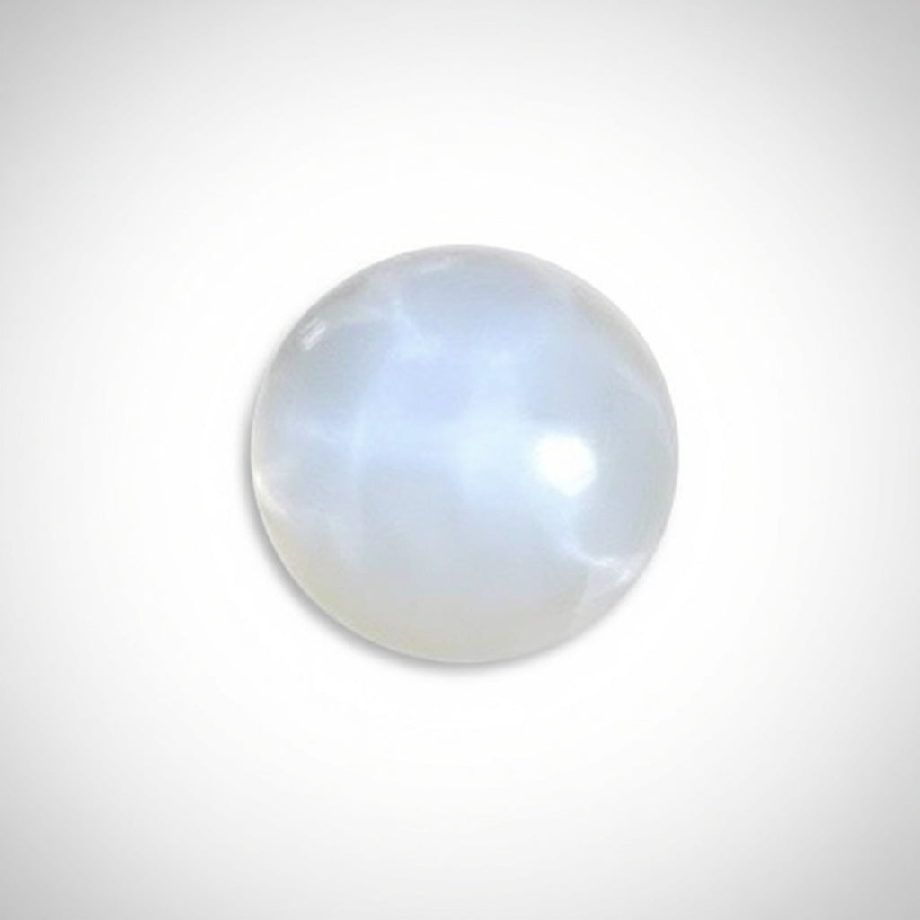Moonstone 10PC Tiny 4x4 MM Round Cabochon White Luster semi Precious Loose Gemstones