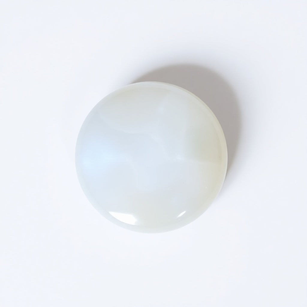 Moonstone 1PC Medium 9x9 MM Round Cabochon White Natural semi Precious Loose Gemstone