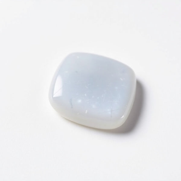 Moonstone 1PC Small 8x8 MM Square Cabochon White Lustrous semi Precious Gems