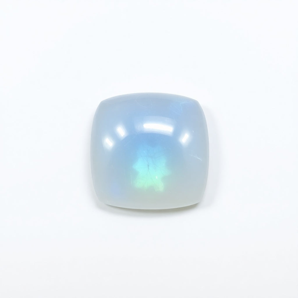 Moonstone 1PC Medium 9x9 MM Square Cabochon White Shine semi Precious Loose Gems