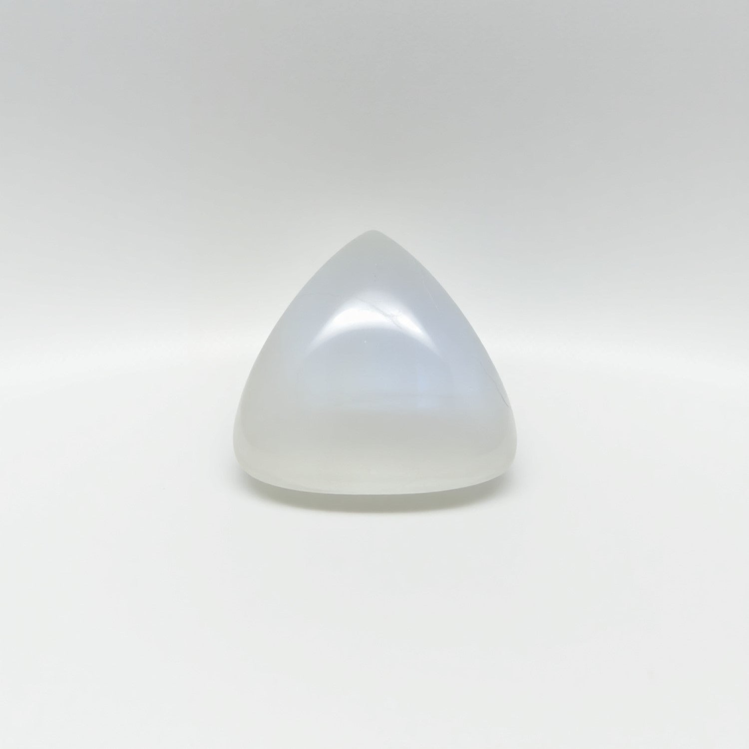 Moonstone 1PC Large 10x10 MM Triangle Cabochon White Polished semi Precious Precious Gemstone