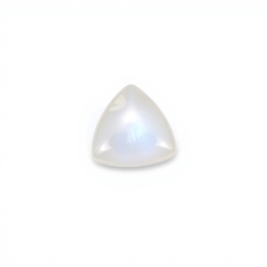 Moonstone 10PC Tiny 3x3 MM Triangle Cabochon White Natural semi Precious Semi Precious Gemstone