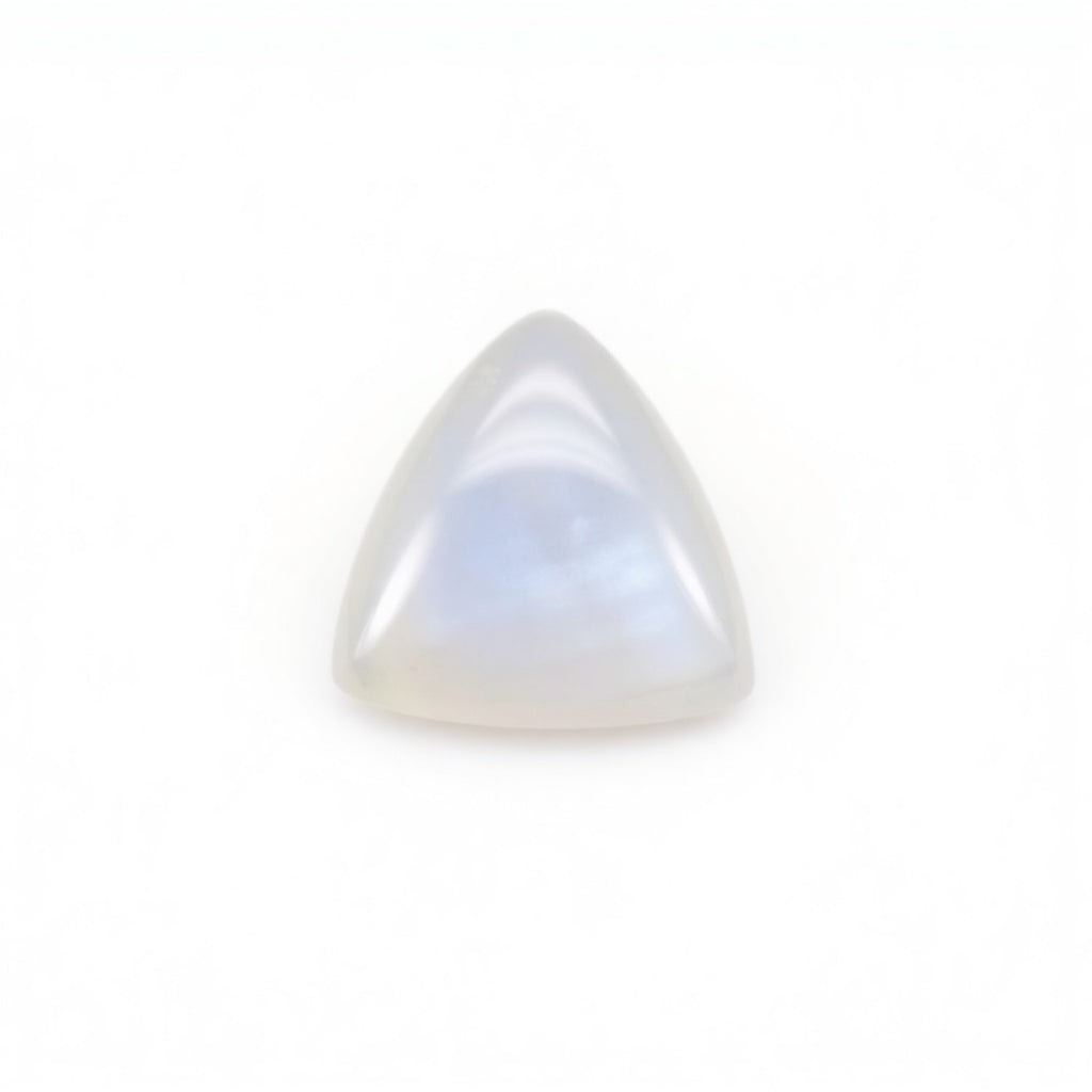 Moonstone 10PC Tiny 3x3 MM Triangle Cabochon White Natural semi Precious Semi Precious Gemstone