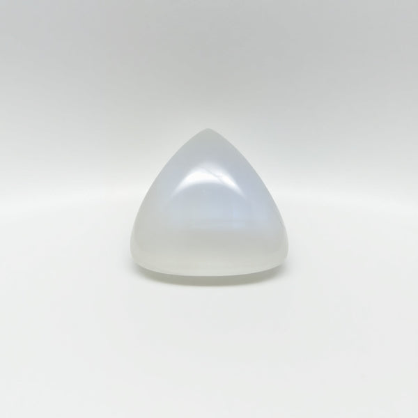 Moonstone 1PC Small 7x7 MM Triangle Cabochon White Fiery semi Precious Loose Gemstone