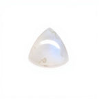 Moonstone 1PC Small 8x8 MM Triangle Cabochon White Brilliant semi Precious Loose Gemstones