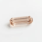 Morganite 10PC Tiny 2.5x5 MM Baguette Faceted Pink Polished Semi Precious Loose Gemstones