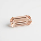 Morganite 1PC Tiny 4x8 MM Baguette Faceted Pink Luster Semi Precious Loose Gems