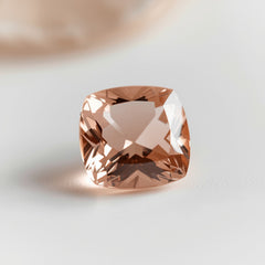 Morganite 1PC Chunky 13x13 MM Cushion Faceted Pink Natural Semi Precious Loose Gemstone