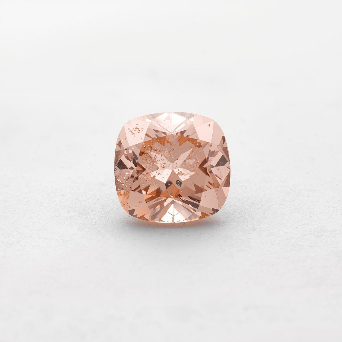 Morganite 10PC Tiny 3x3 MM Cushion Faceted Pink Fiery Semi Precious Gems