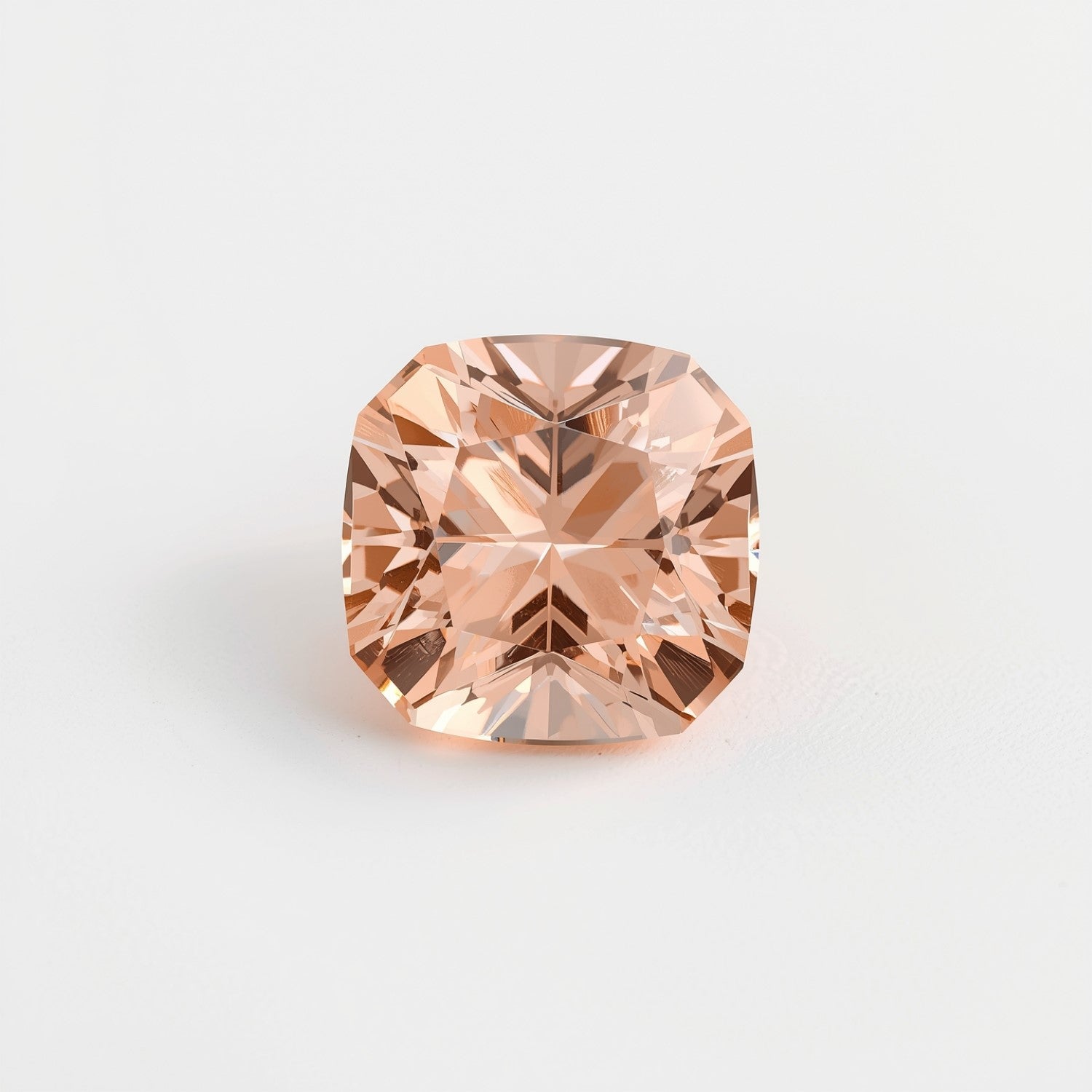 Morganite 1PC Tiny 5x5 MM Cushion Faceted Pink Sparkling Semi Precious Loose Gemstone Secondary image