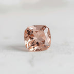 Morganite 1PC Tiny 6x6 MM Cushion Faceted Pink Polished Semi Precious Loose Gemstones