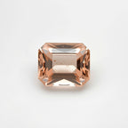 Morganite 1PC Small 6x9 MM Emerald Faceted Pink Splendid Semi Precious Loose Gemstone