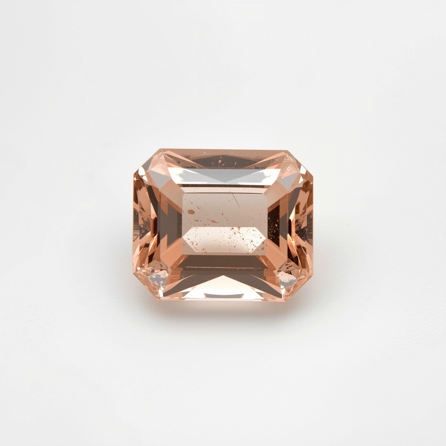 Morganite 1PC Small 6x9 MM Emerald Faceted Pink Splendid Semi Precious Loose Gemstone