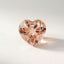 Morganite 1PC Chunky 15x15 MM Heart Faceted Pink Superior Semi Precious Gems
