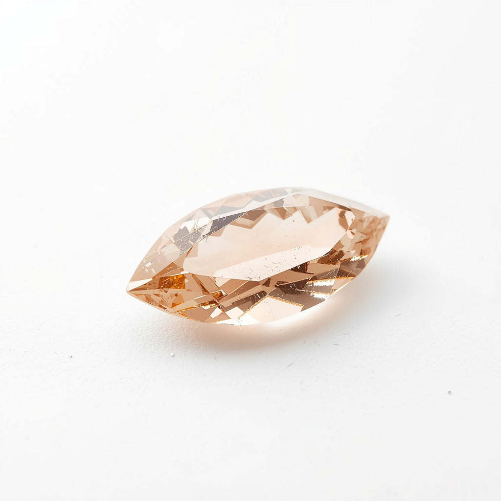 Morganite 1PC Tiny 4x8 MM Marquise Faceted Pink Pure Semi Precious Loose Gemstones