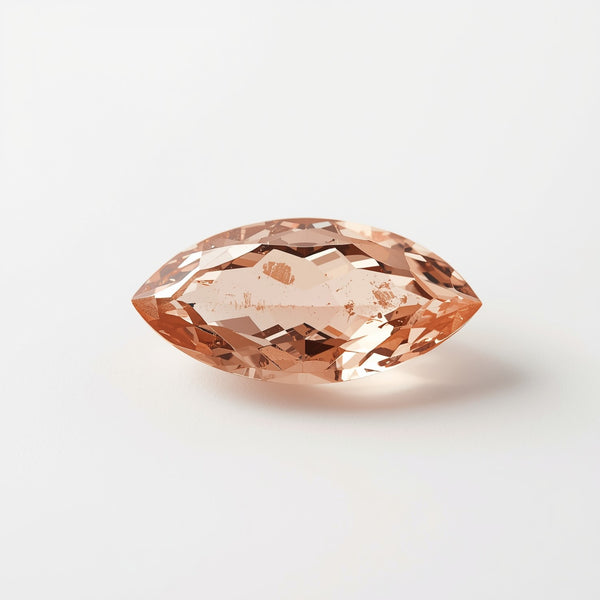 Morganite 1PC Small 6x12 MM Marquise Faceted Pink Brilliant Semi Precious Loose Gems