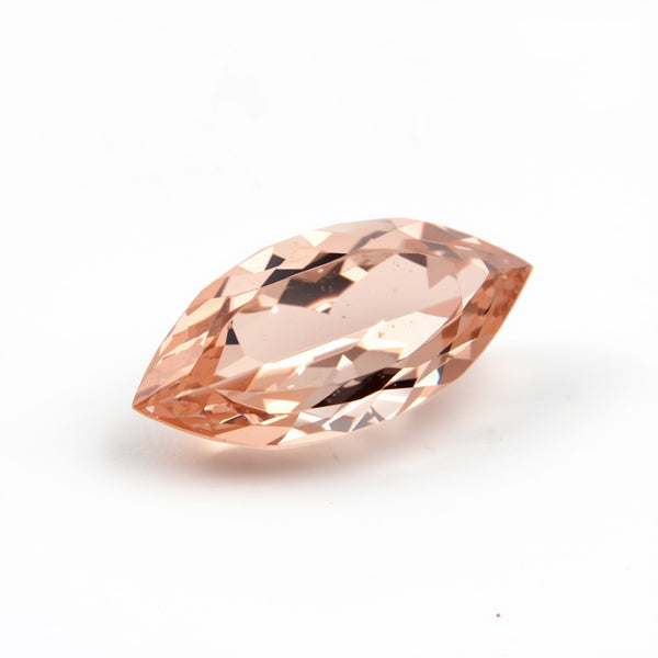 Morganite 1PC Large 8x16 MM Marquise Faceted Pink Polished Semi Precious Loose Gemstones