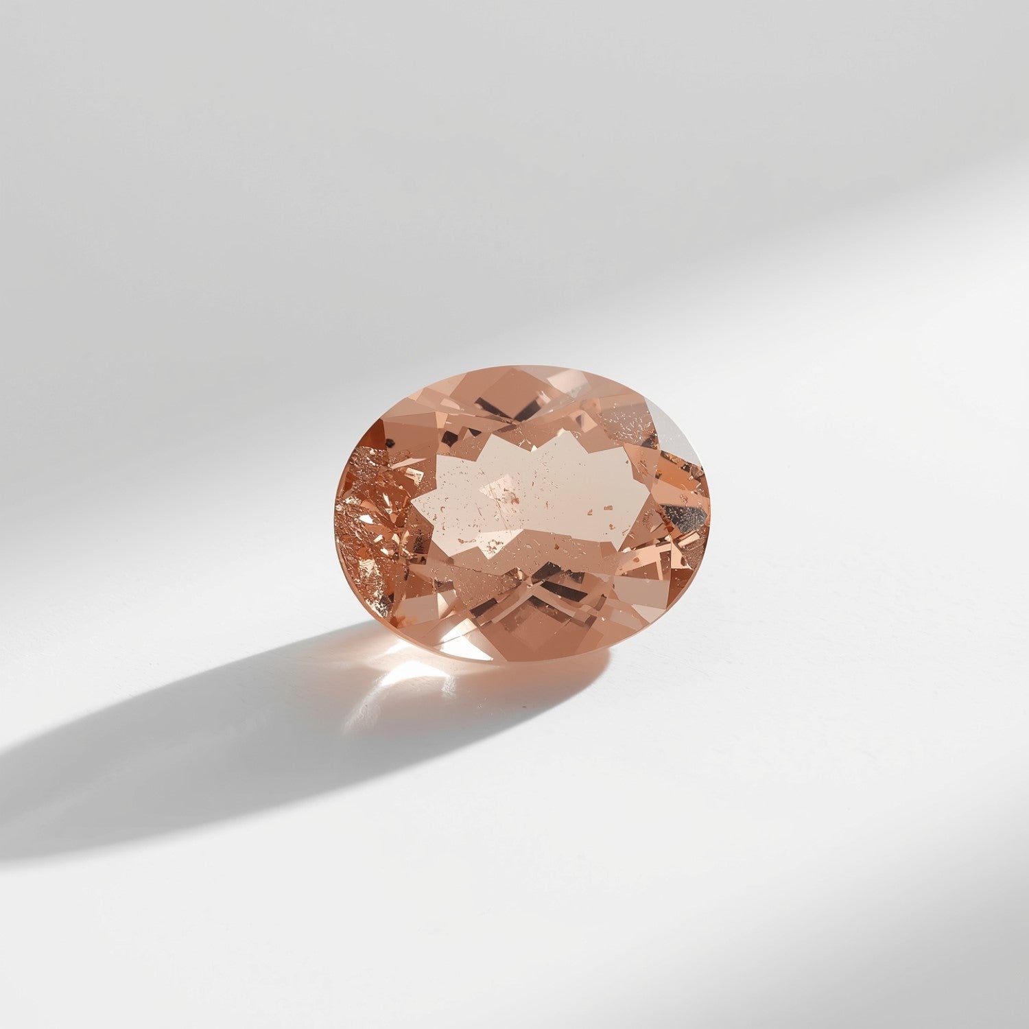 モルガナイト 1個 チャンキー 15x20 MM オーバル ファセット ピンク ファイン セミプレシャス ジェム サブ画像