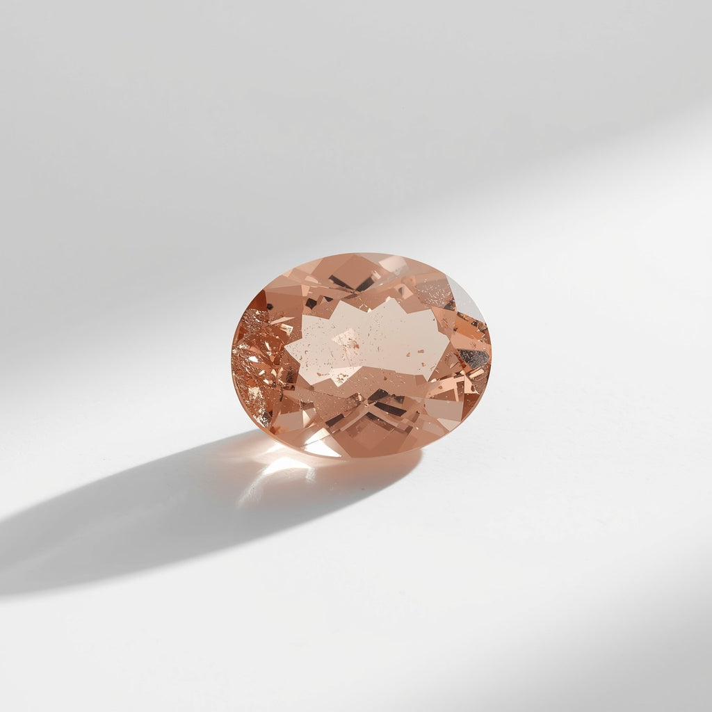 Morganite 1PC Tiny 3x5 MM Oval Faceted Pink Fine Semi Precious Loose Gemstone