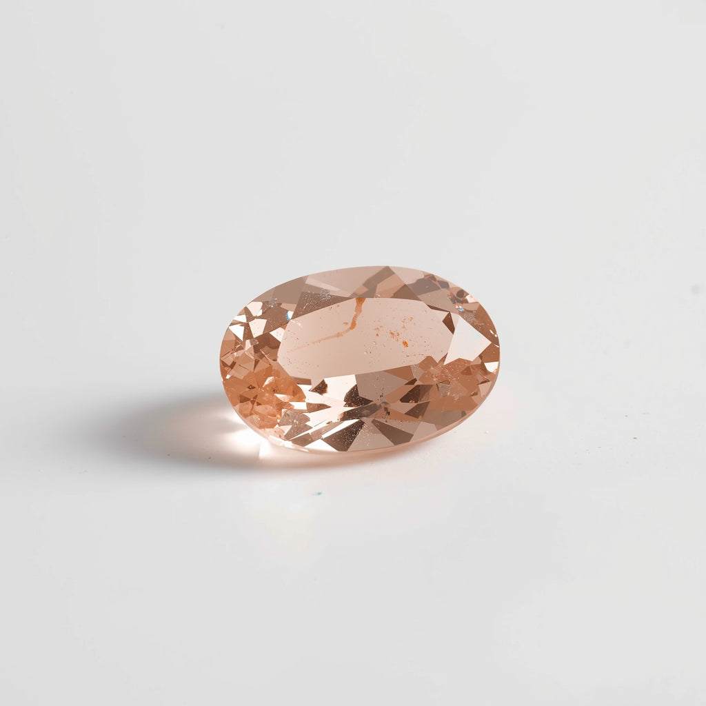 Morganite 1PC Small 6x9 MM Oval Faceted Pink Superior Semi Precious Loose Gemstone