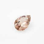 Morganite 1PC Large 10x12 MM Pear Faceted Pink Fiery Semi Precious Loose Gemstone
