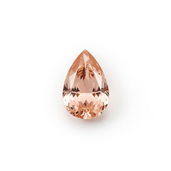 Morganite 1PC Small 6x8 MM Pear Faceted Pink Shine Semi Precious Loose Gemstones