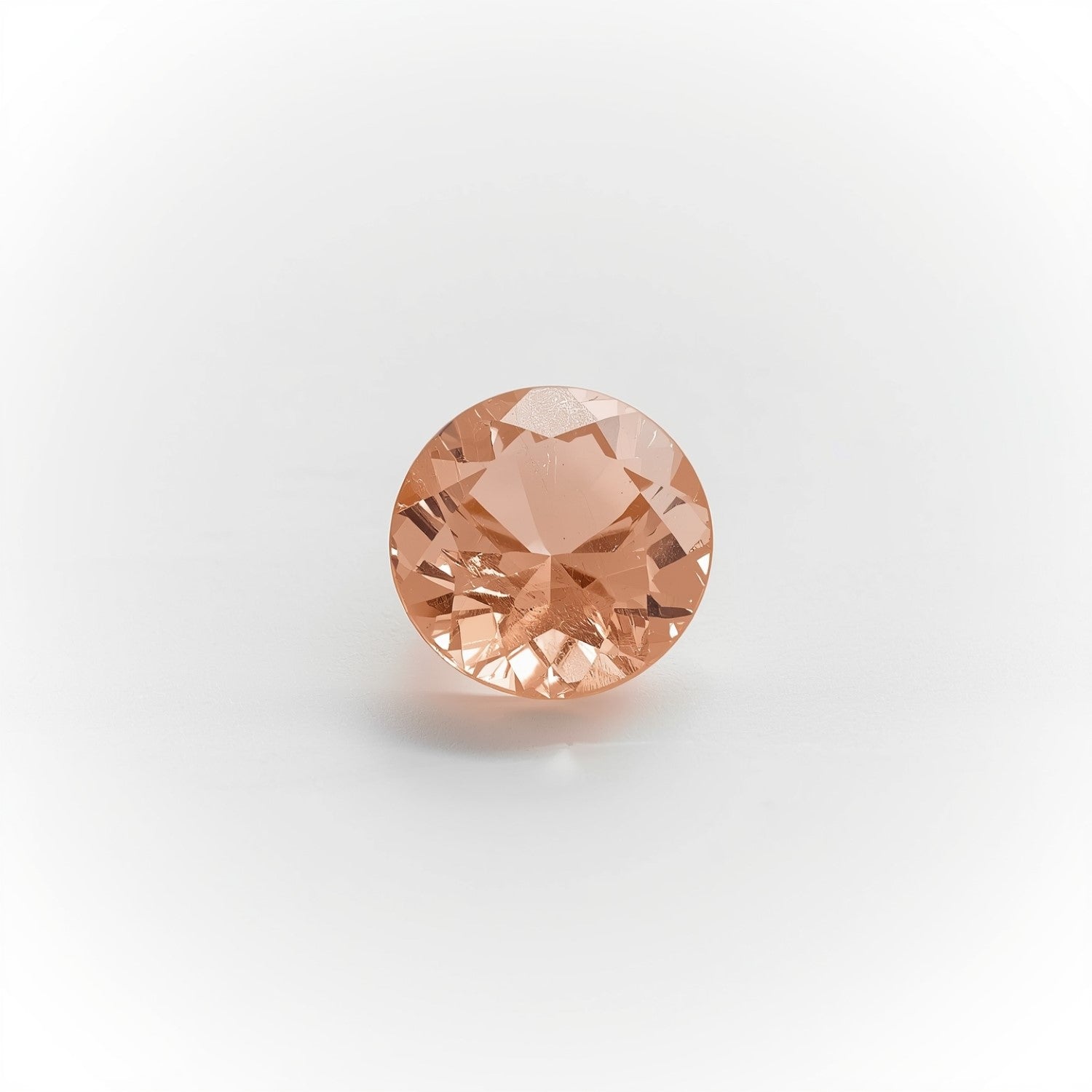 Morganite 1PC Large 11x11 MM Round Faceted Pink Fine Semi Precious Gems