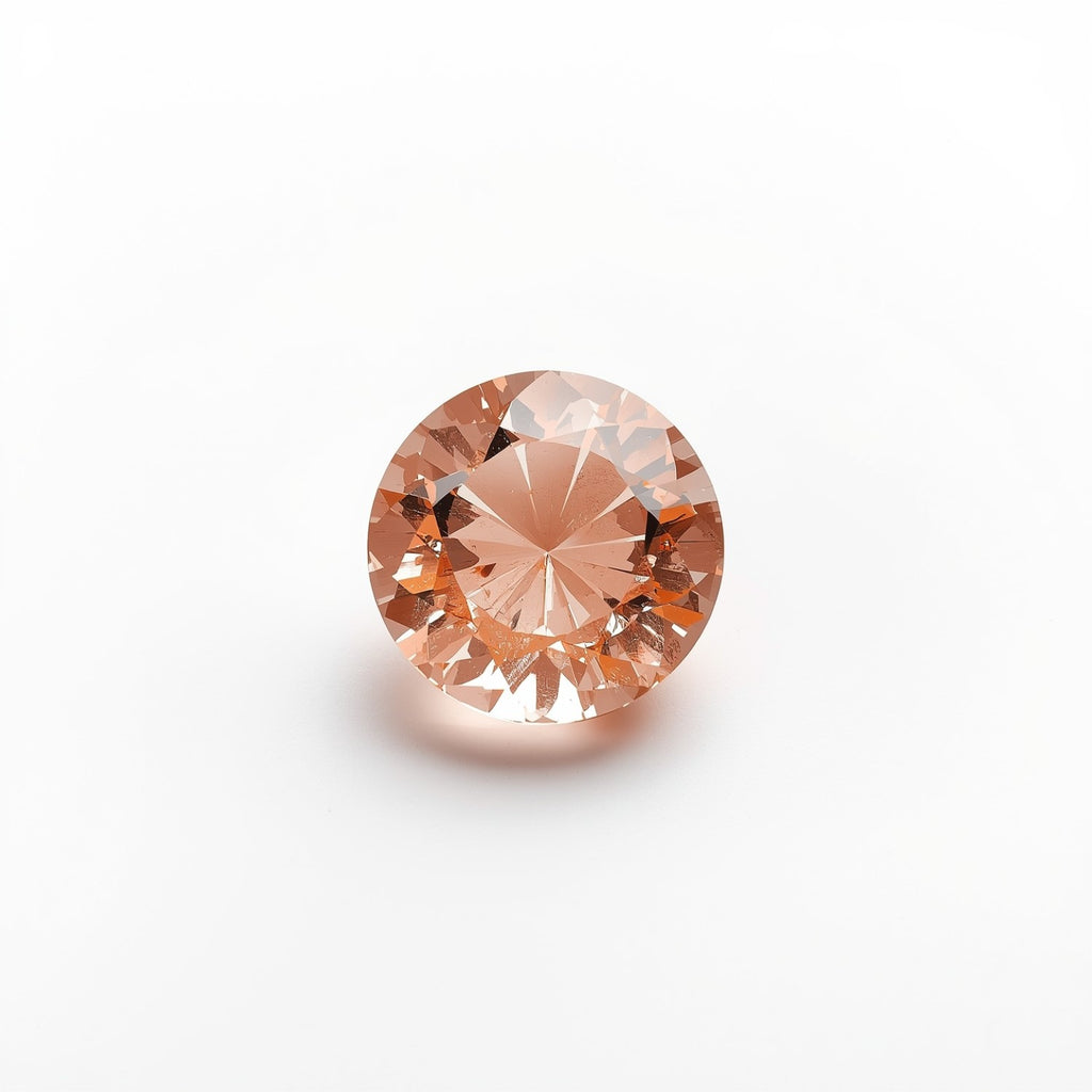 Morganite 1PC Large 12x12 MM Round Faceted Pink High-Quality Semi Precious Loose Gems