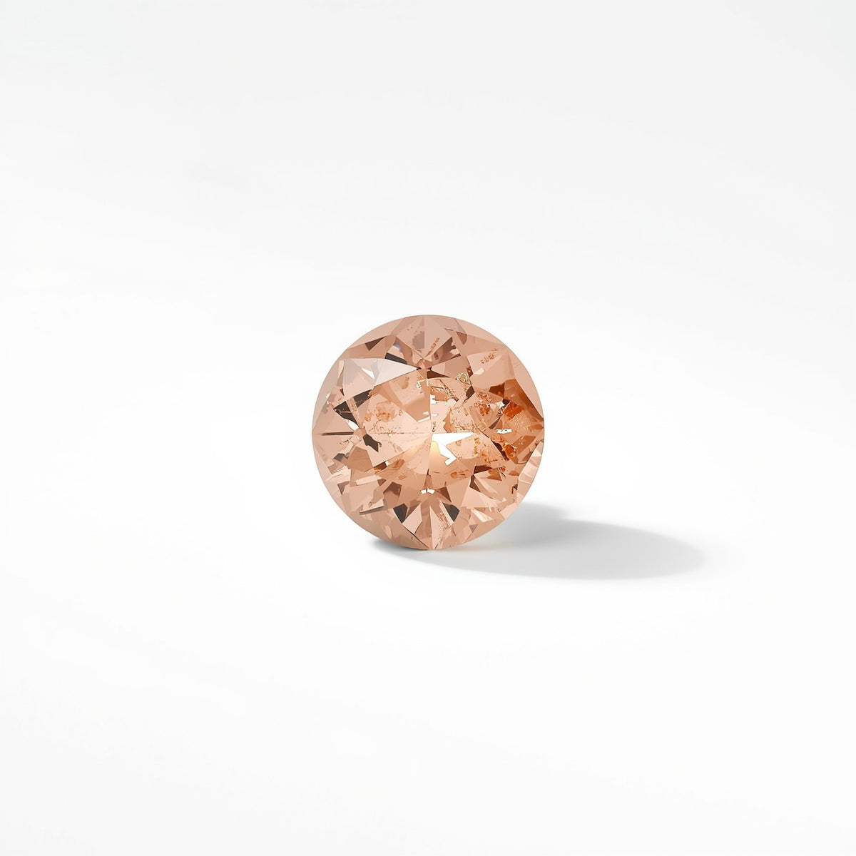 Morganite 1PC Tiny 5x5 MM Round Faceted Pink Sparkling Semi Precious Loose Gemstone