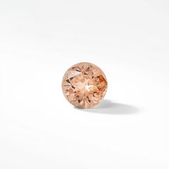 Morganite 1PC Tiny 5x5 MM Round Faceted Pink Sparkling Semi Precious Loose Gemstone